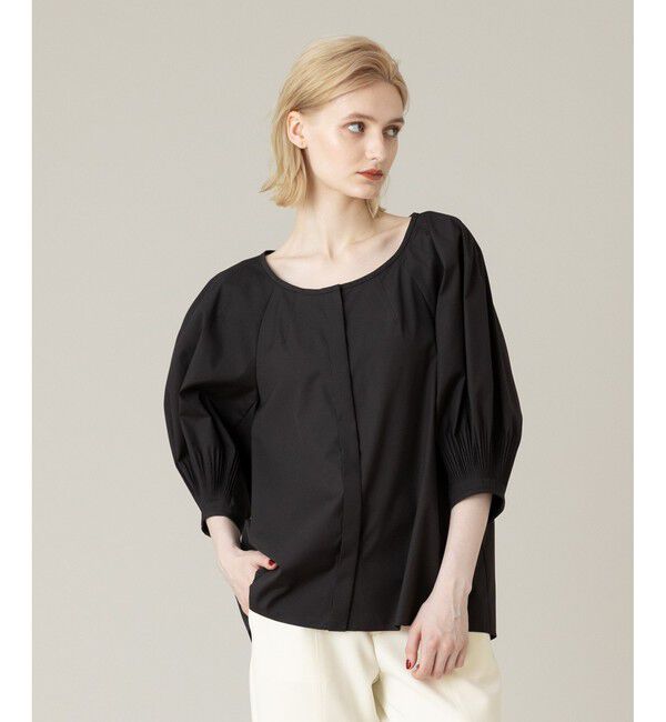 LOULOU WILLOUGHBY「【LOULOU WILLOUGHBY】タックスリーブブラウス」|シャツ・ブラウス|