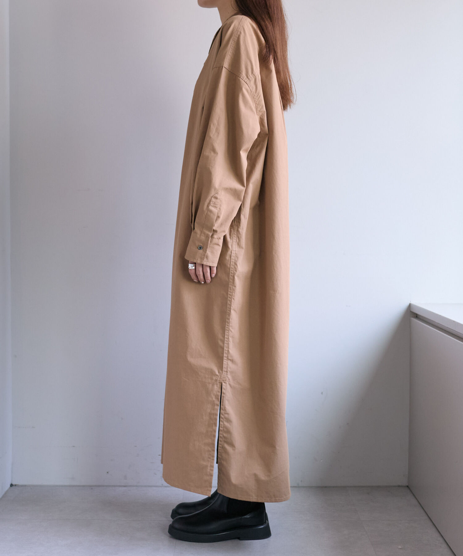  「高密度コットンワンピース」|ワンピース|