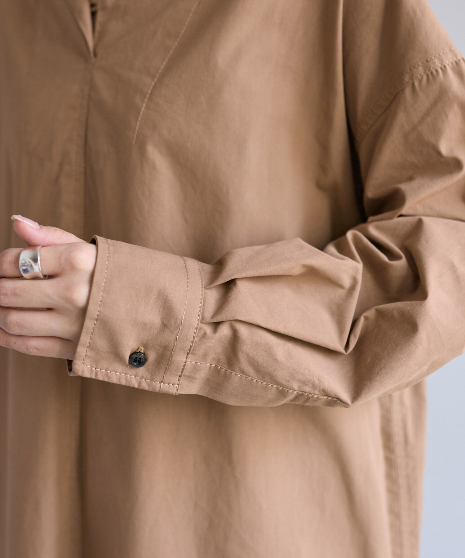  「高密度コットンワンピース」|ワンピース|