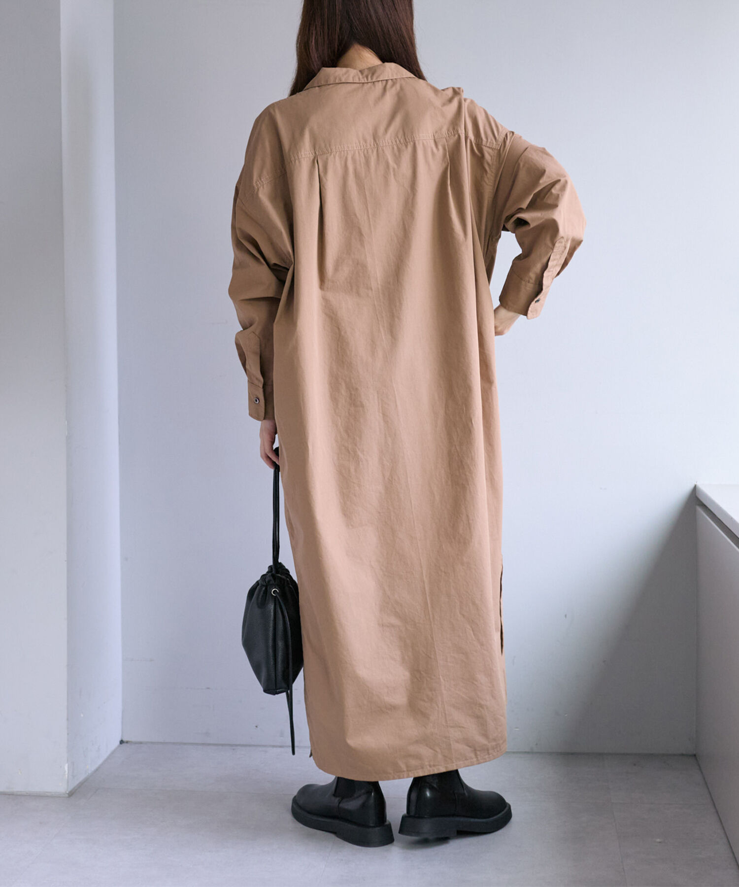  「高密度コットンワンピース」|ワンピース|