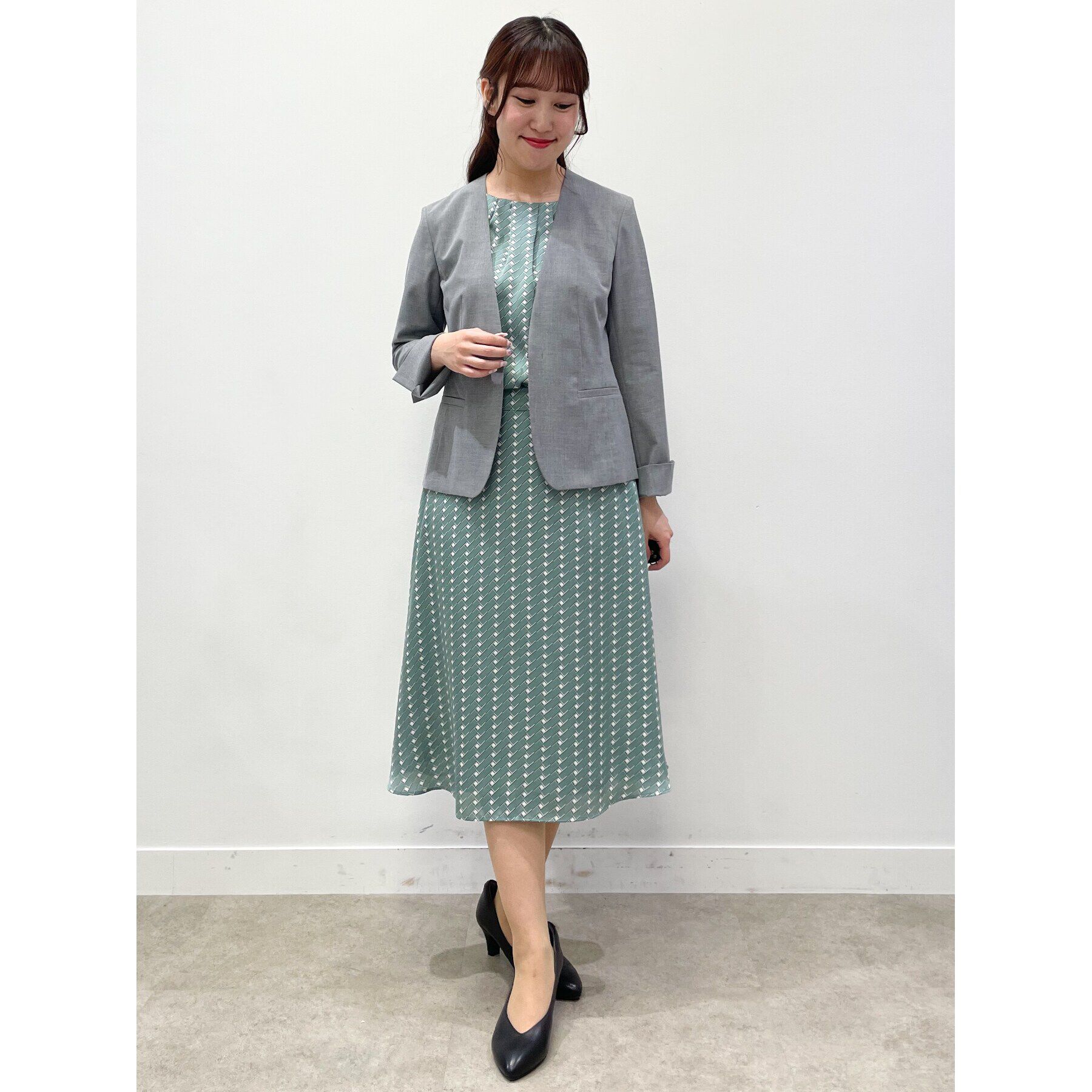 Reflect「【SALE／夏に快適！／接触冷感／洗える／セットアップ可能】ノーカラージャケット」|ノーカラージャケット|