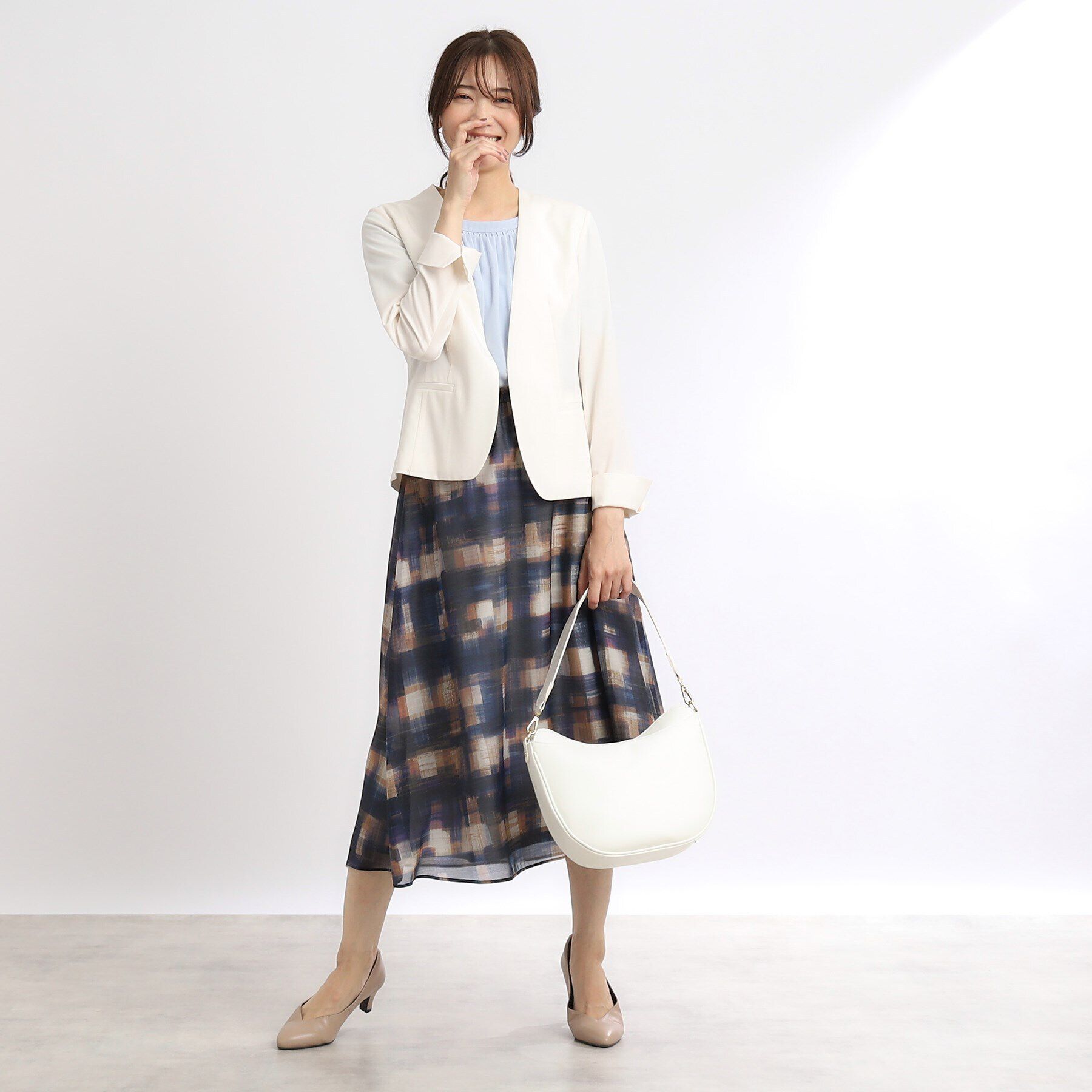 Reflect「【SALE／夏に快適！／接触冷感／洗える／セットアップ可能】ノーカラージャケット」|ノーカラージャケット|