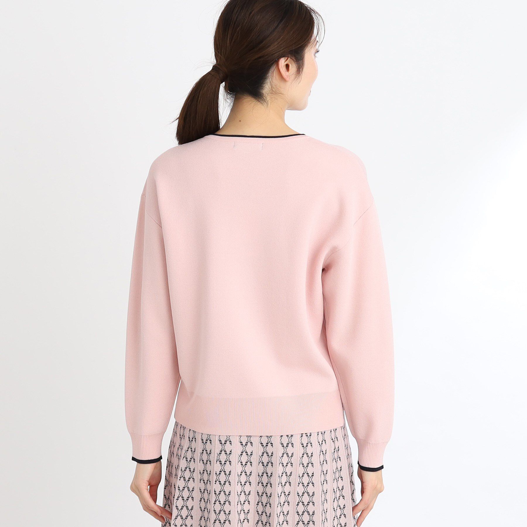 Reflect「【WEB限定カラーあり／セットアップ可】ダブルジャカードニット」|ニット・セーター|