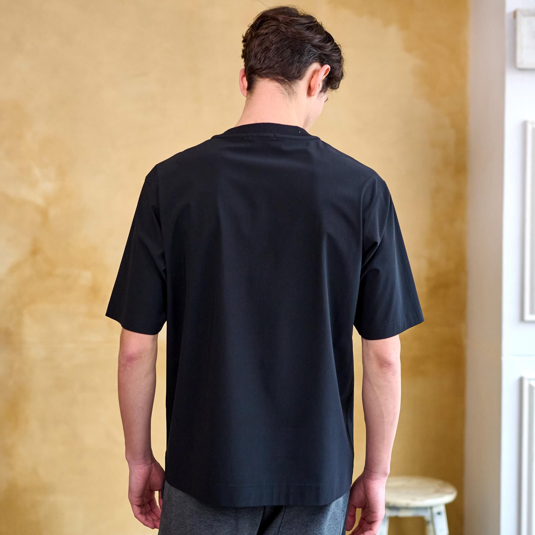 DRESSTERIOR「【接触冷感】ハイストレッチ トリコットポケットTシャツ」|Tシャツ・カットソー|