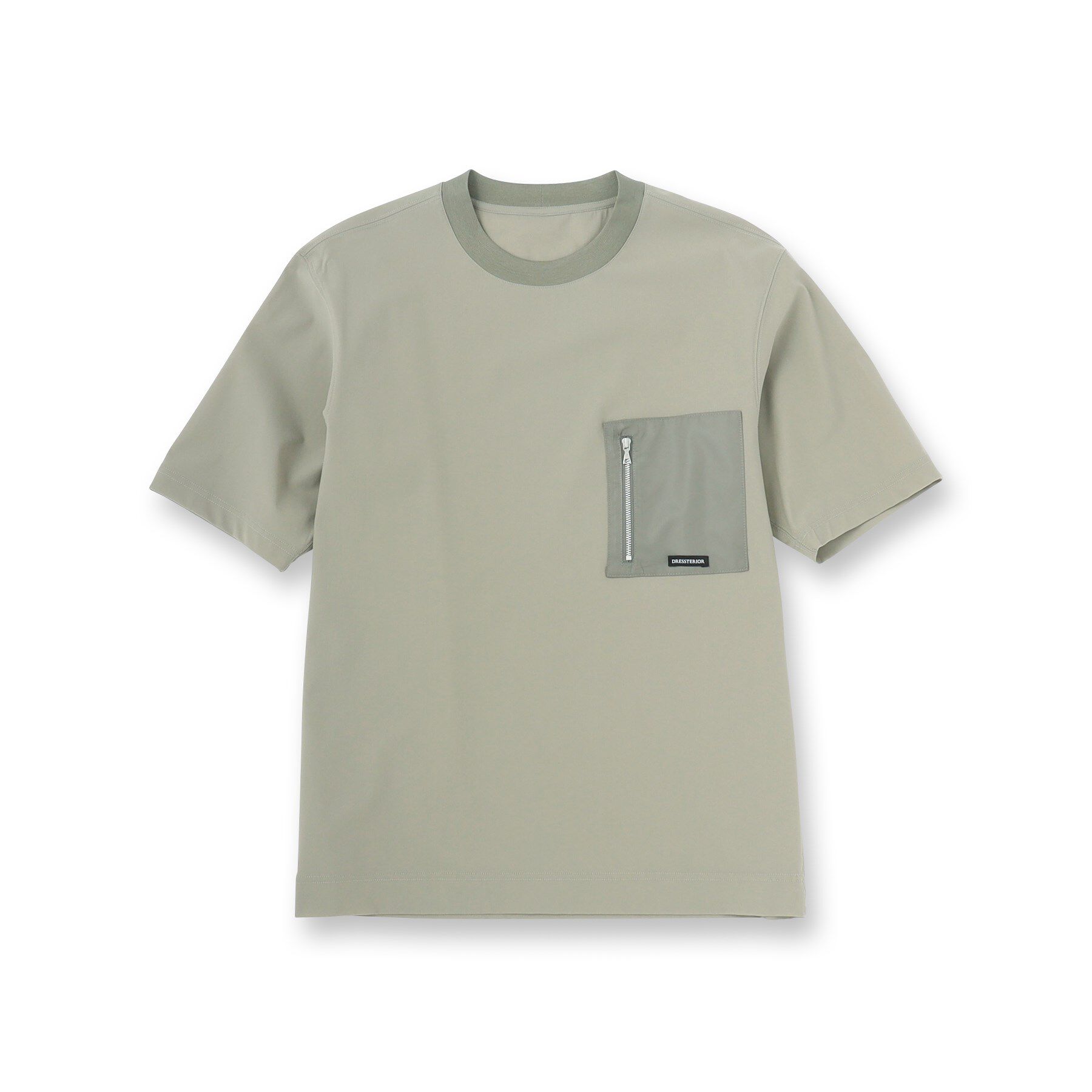 DRESSTERIOR「【接触冷感】ハイストレッチ トリコットポケットTシャツ」|Tシャツ・カットソー|