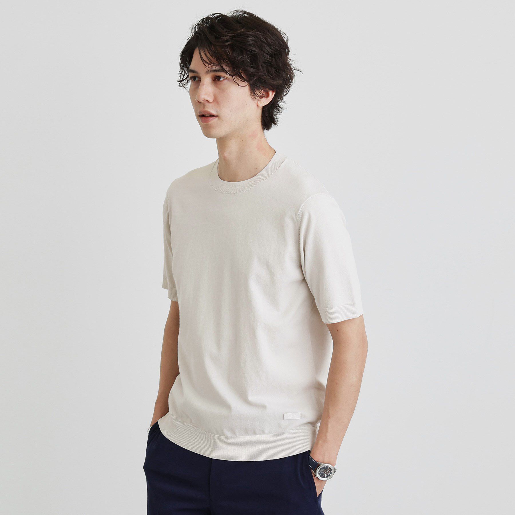 TAKEO KIKUCHI「テーラードニット プルオーバー」|Tシャツ・カットソー|