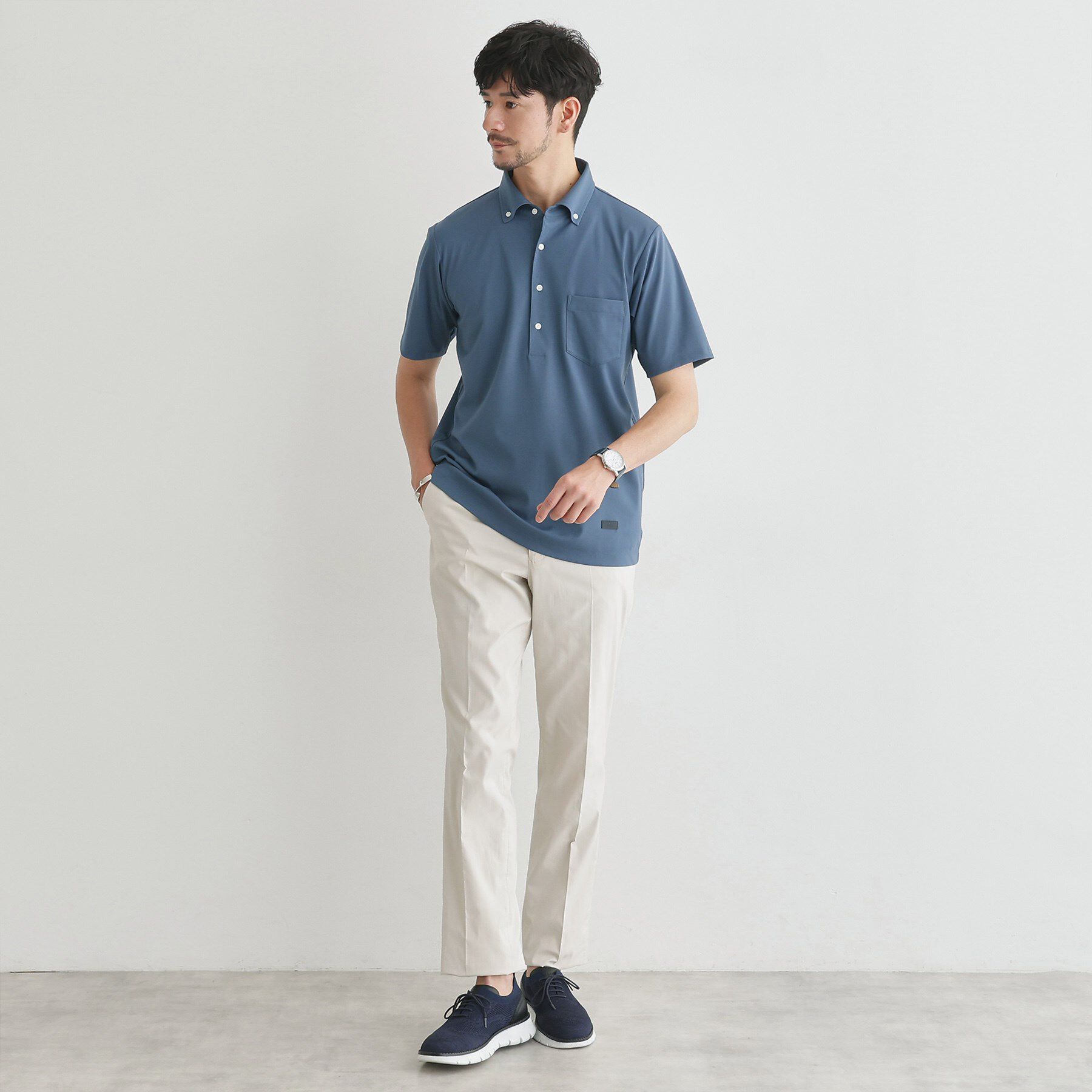 TAKEO KIKUCHI「【接触冷感/ONOFF】ビズ ポロシャツ」|ポロシャツ|