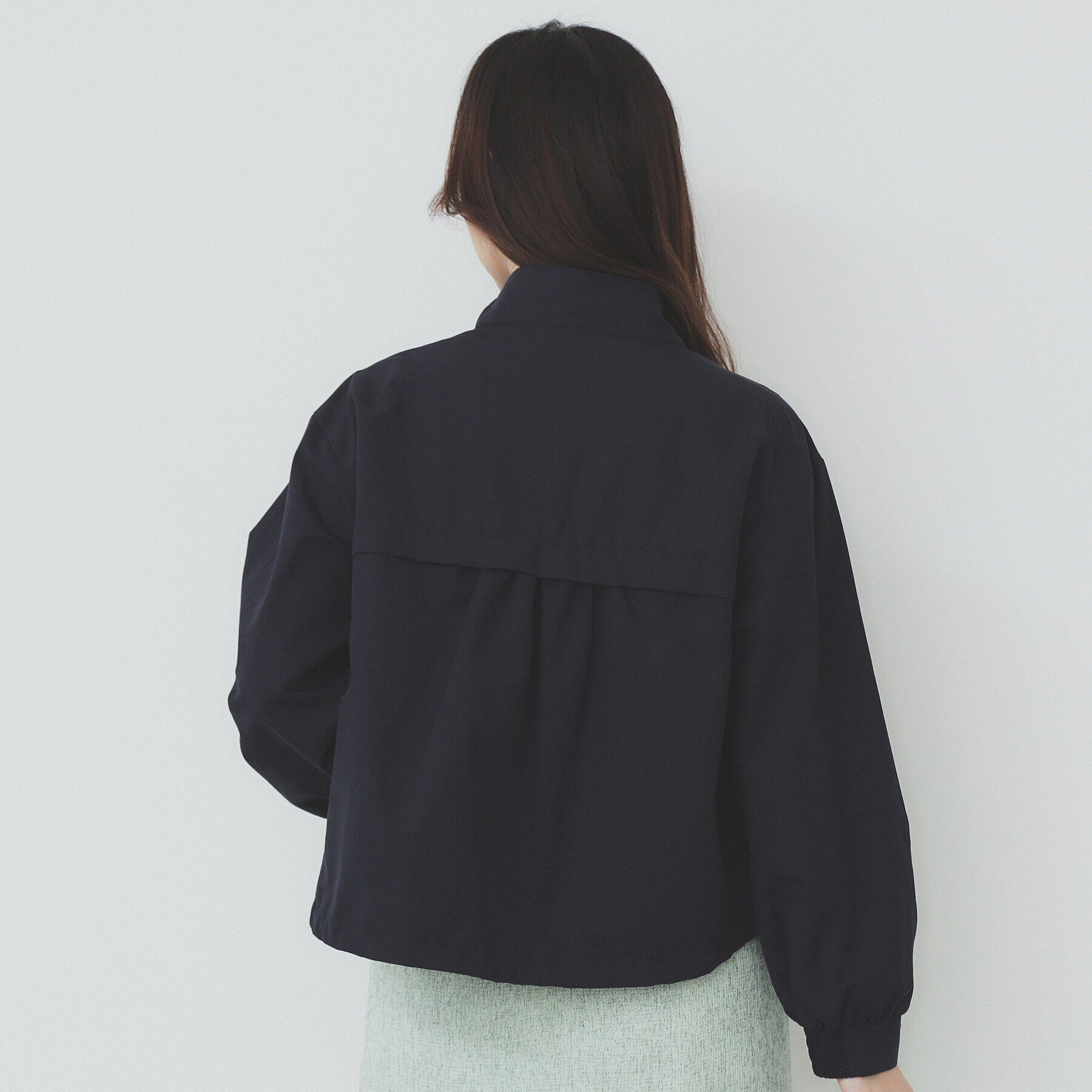 index「撥水スタンドカラーショートブルゾン【洗濯機洗い可】」|ブルゾン・スタジャン|