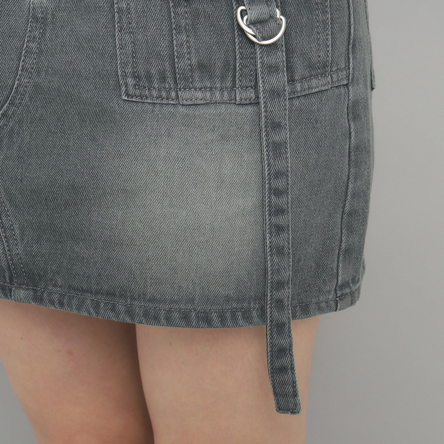 PINK-latte「【インナー付き】デニムカーゴスカート」|スカート|