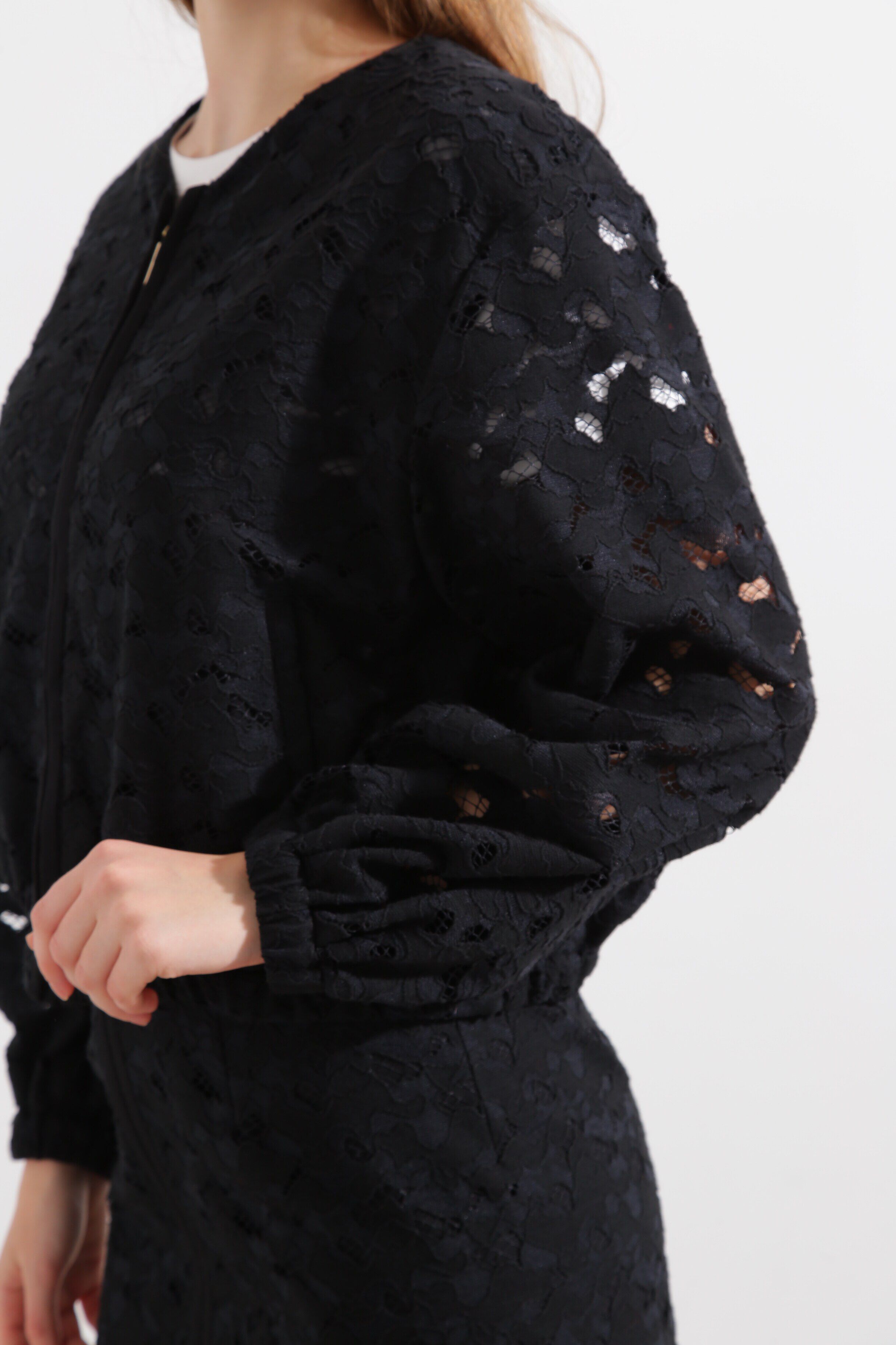  「◆レースジップブルゾン」|ブルゾン・スタジャン|