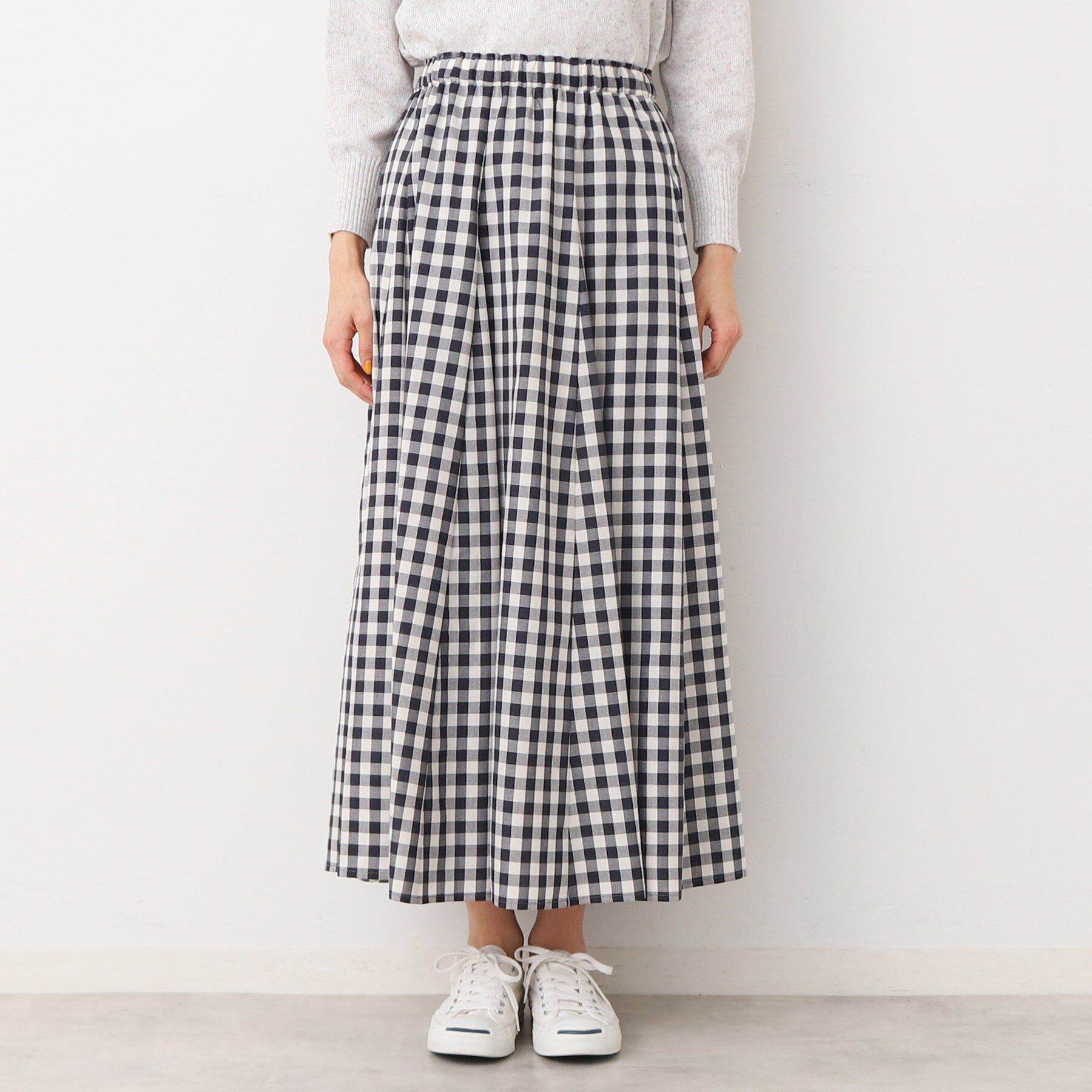 Dessin「【ウエストゴム・4サイズ展開】映えチェック柄スカート（XS～L）」|スカート|