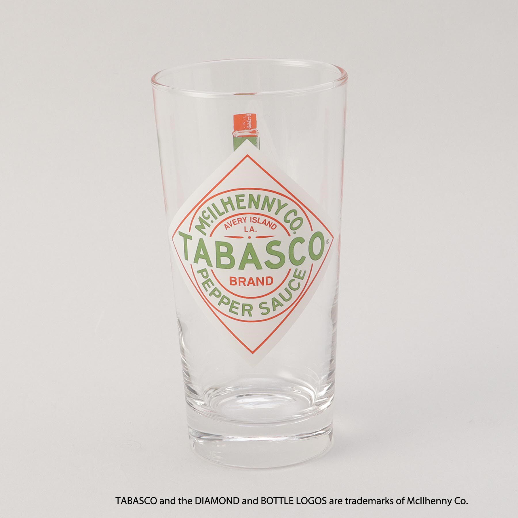 212 KITCHEN STORE「ガラスタンブラー ロゴ ＜TABASCO(R) タバスコ＞」|グラス・マグカップ|