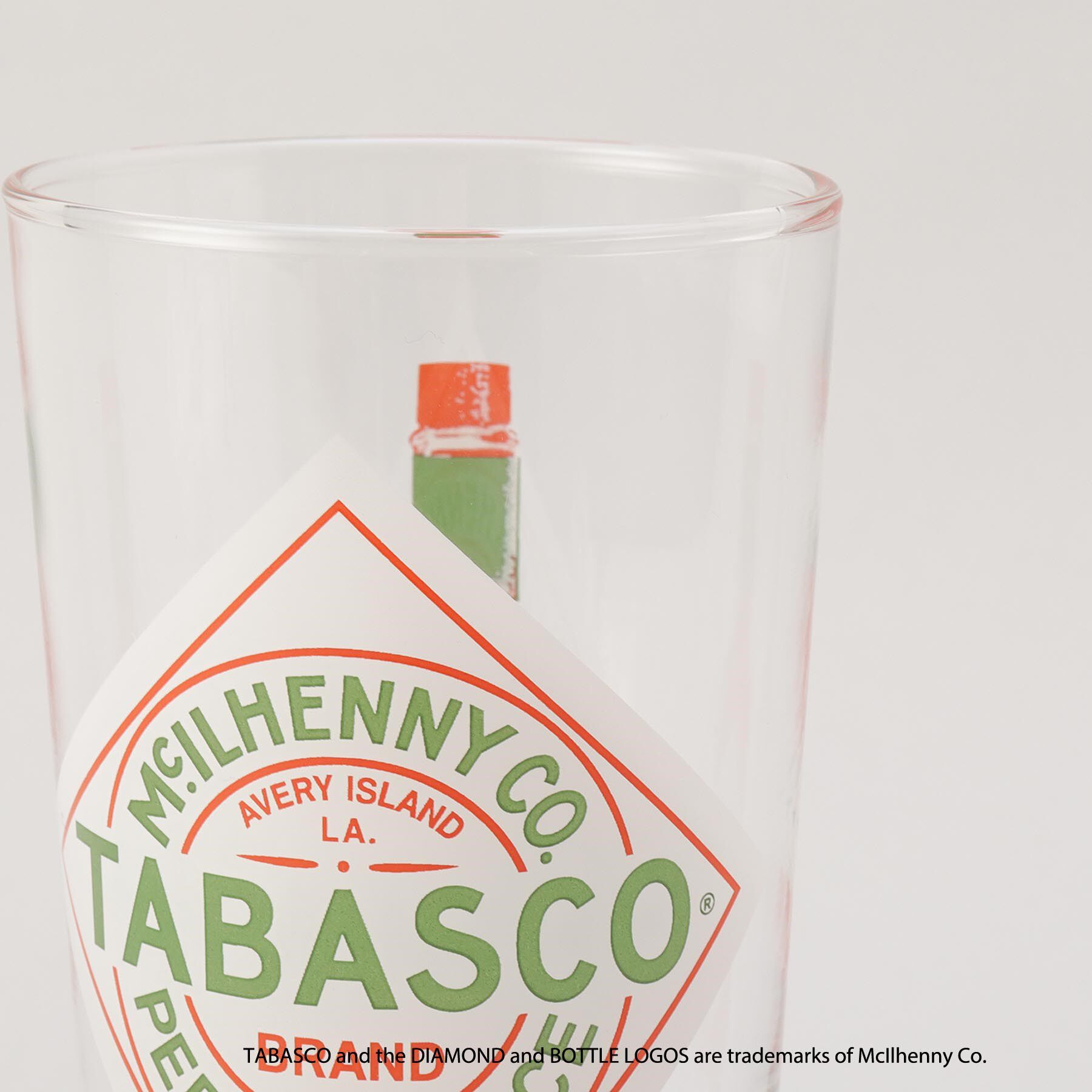 212 KITCHEN STORE「ガラスタンブラー ロゴ ＜TABASCO(R) タバスコ＞」|グラス・マグカップ|