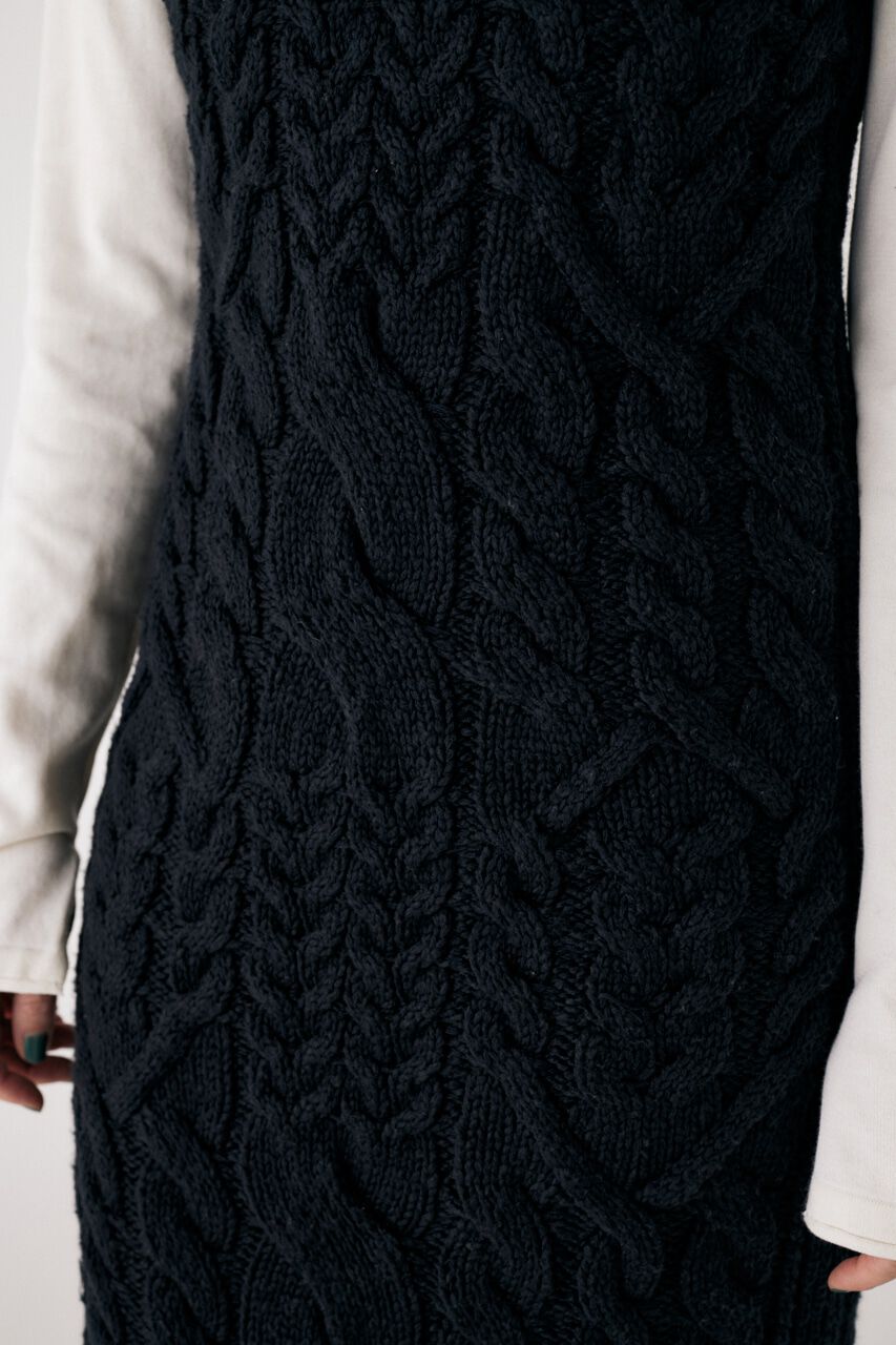 MOUSSY「COTTON SLAB KNIT ドレス」|ワンピース|