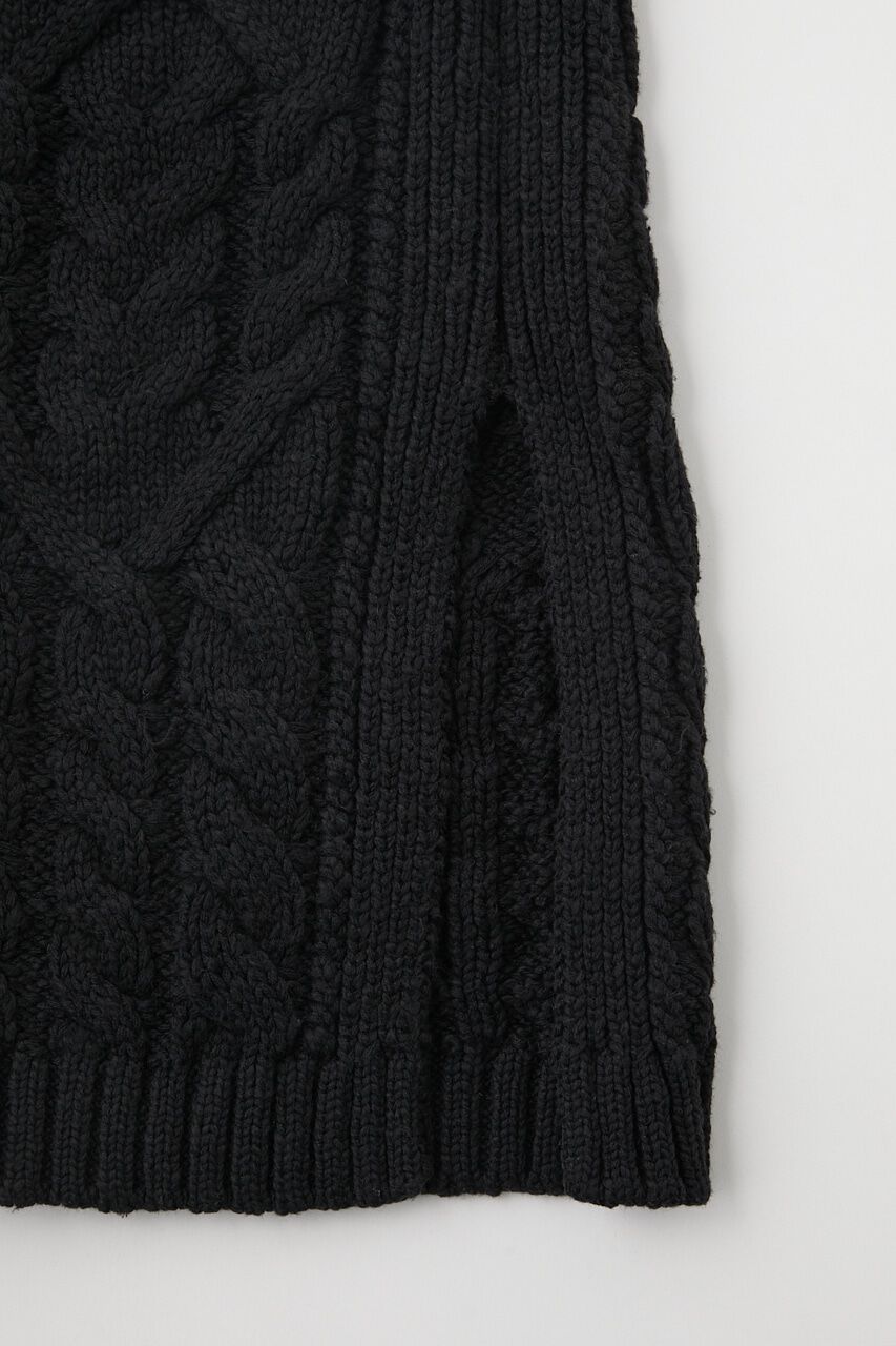 MOUSSY「COTTON SLAB KNIT ドレス」|ワンピース|