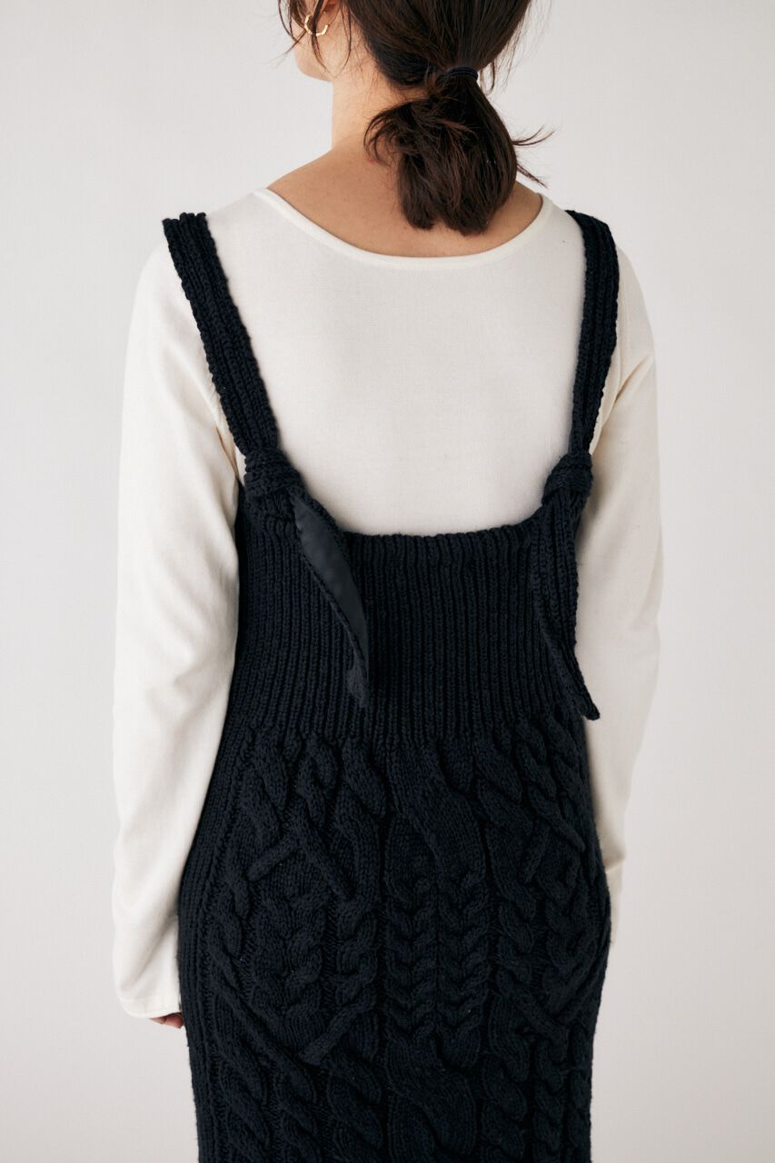 MOUSSY「COTTON SLAB KNIT ドレス」|ワンピース|