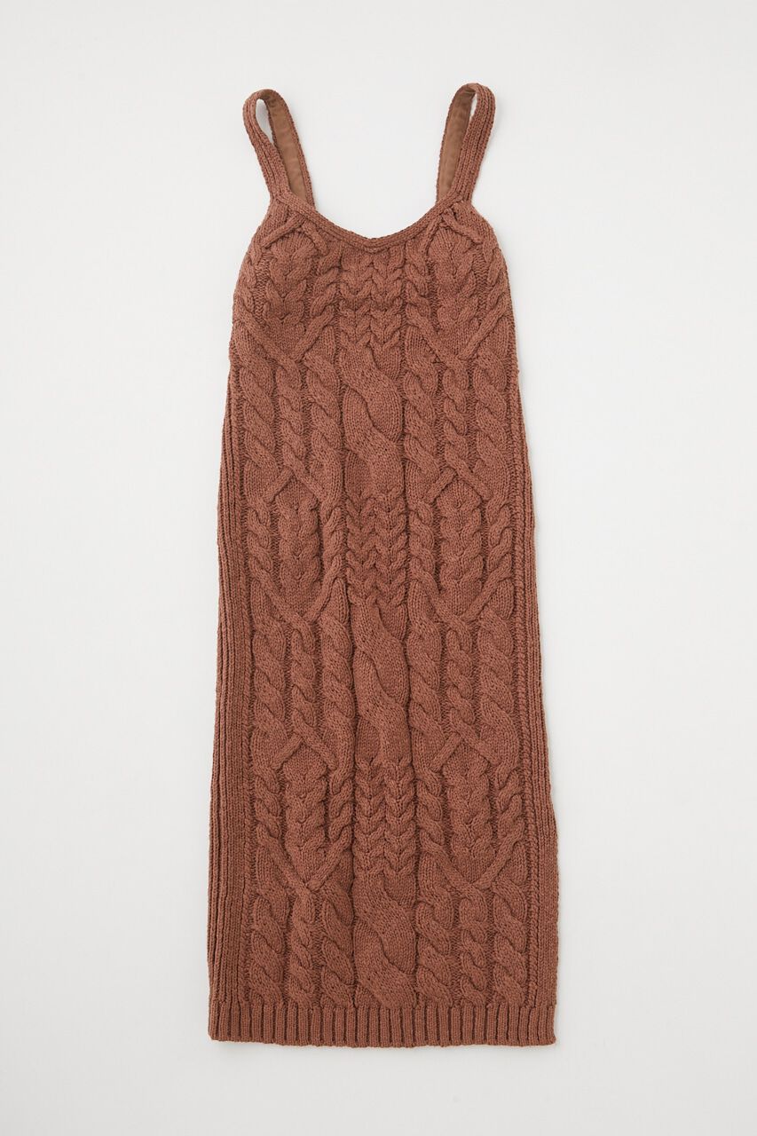 MOUSSY「COTTON SLAB KNIT ドレス」|ワンピース|