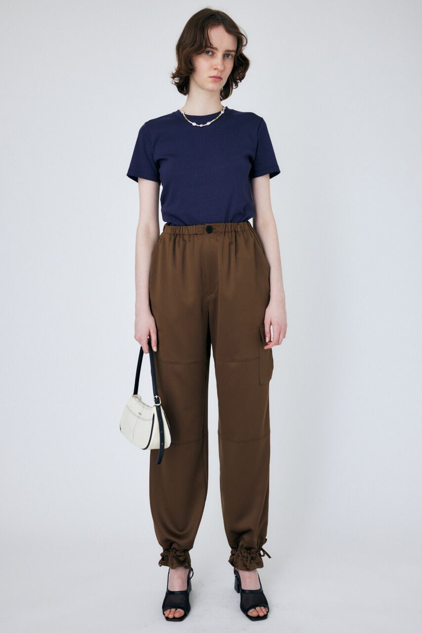 MOUSSY「SATIN WIDE CARGO パンツ」|その他|