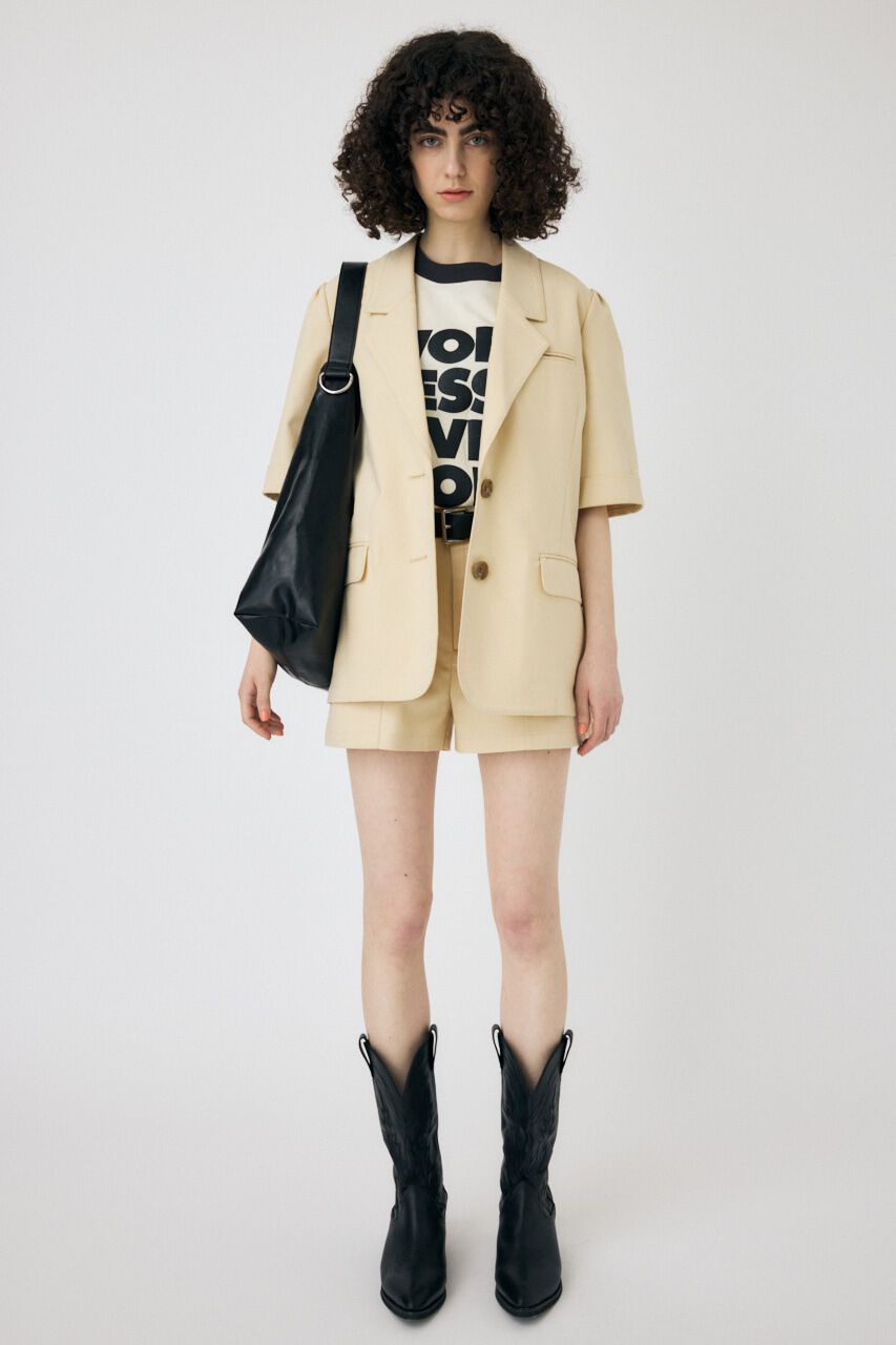 MOUSSY「SHORT SLEEVE テーラードジャケット」|その他|