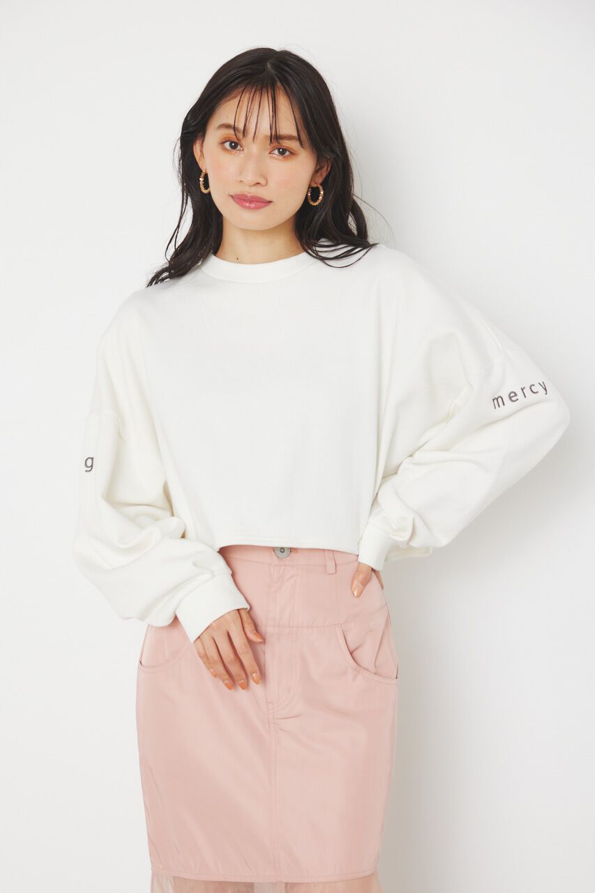 rienda「アームロゴスウェットTOP」|パーカー|