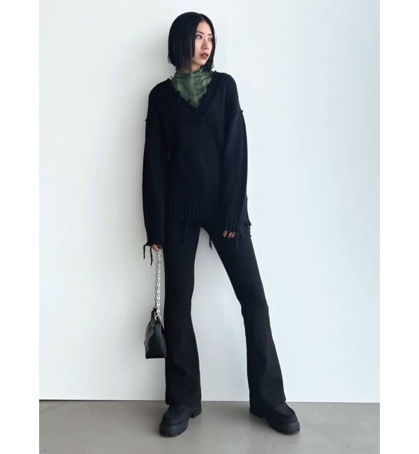 EMODA「ダブルネックボディートップ」|Tシャツ・カットソー|