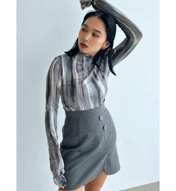 EMODA「ダブルネックボディートップ」|Tシャツ・カットソー|