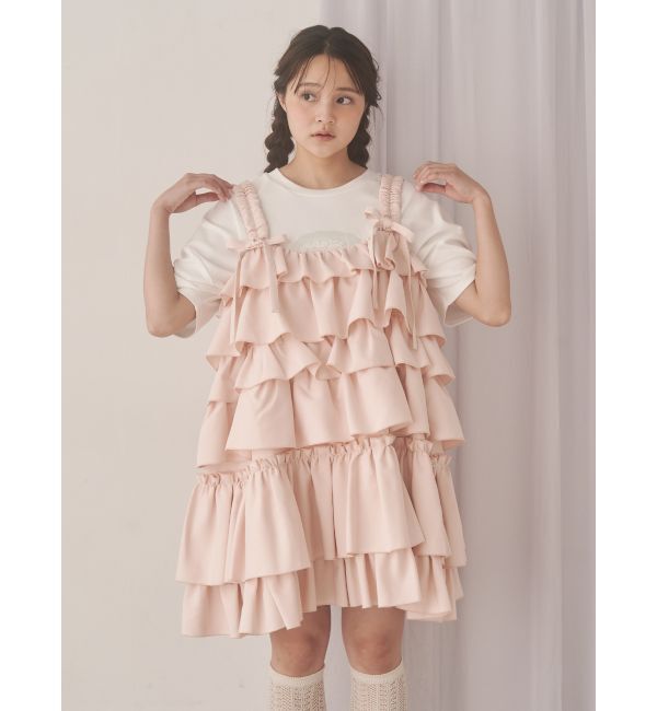 merry jenny「ホイップクリームミニワンピース」|ワンピース|