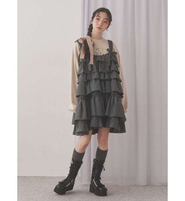 merry jenny「ホイップクリームミニワンピース」|ワンピース|