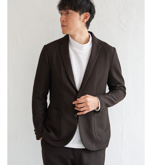 IKKA LOUNGE「ＧＯＫＵラクワークウールライクＪＫＴ」|テーラードジャケット|