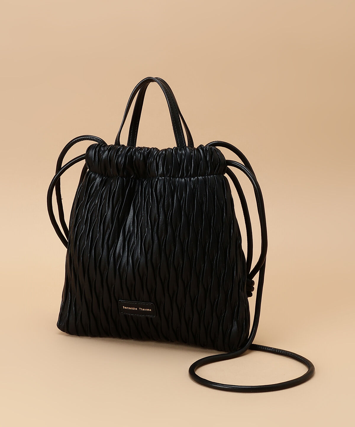 Samantha Thavasa「プリーツ巾着バッグ」|その他|