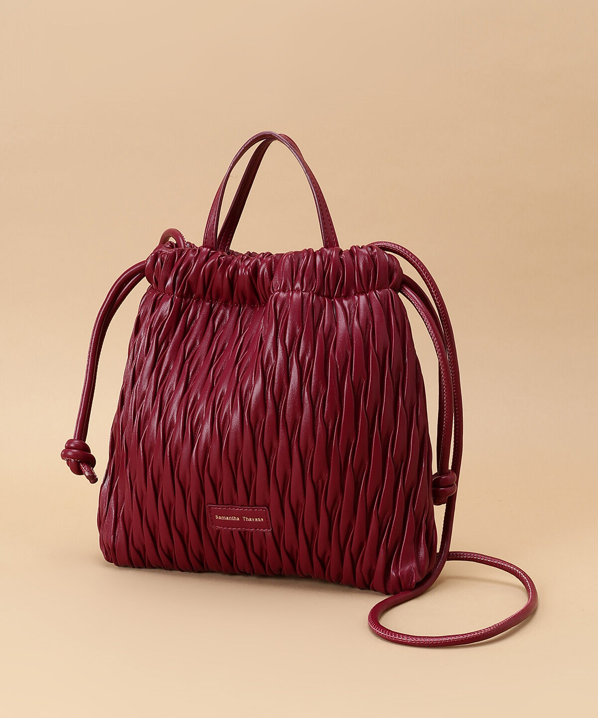 Samantha Thavasa「プリーツ巾着バッグ」|その他|