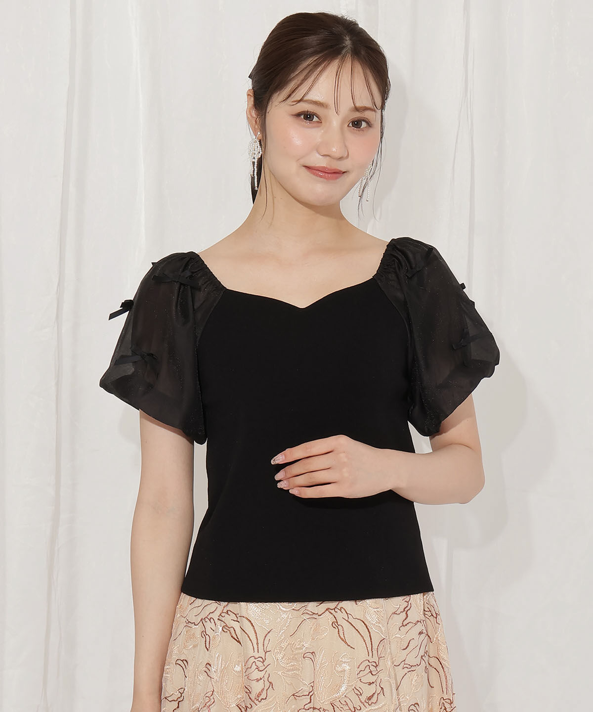 WILLSELECTION「ミニリボンニット」|ニット・セーター|