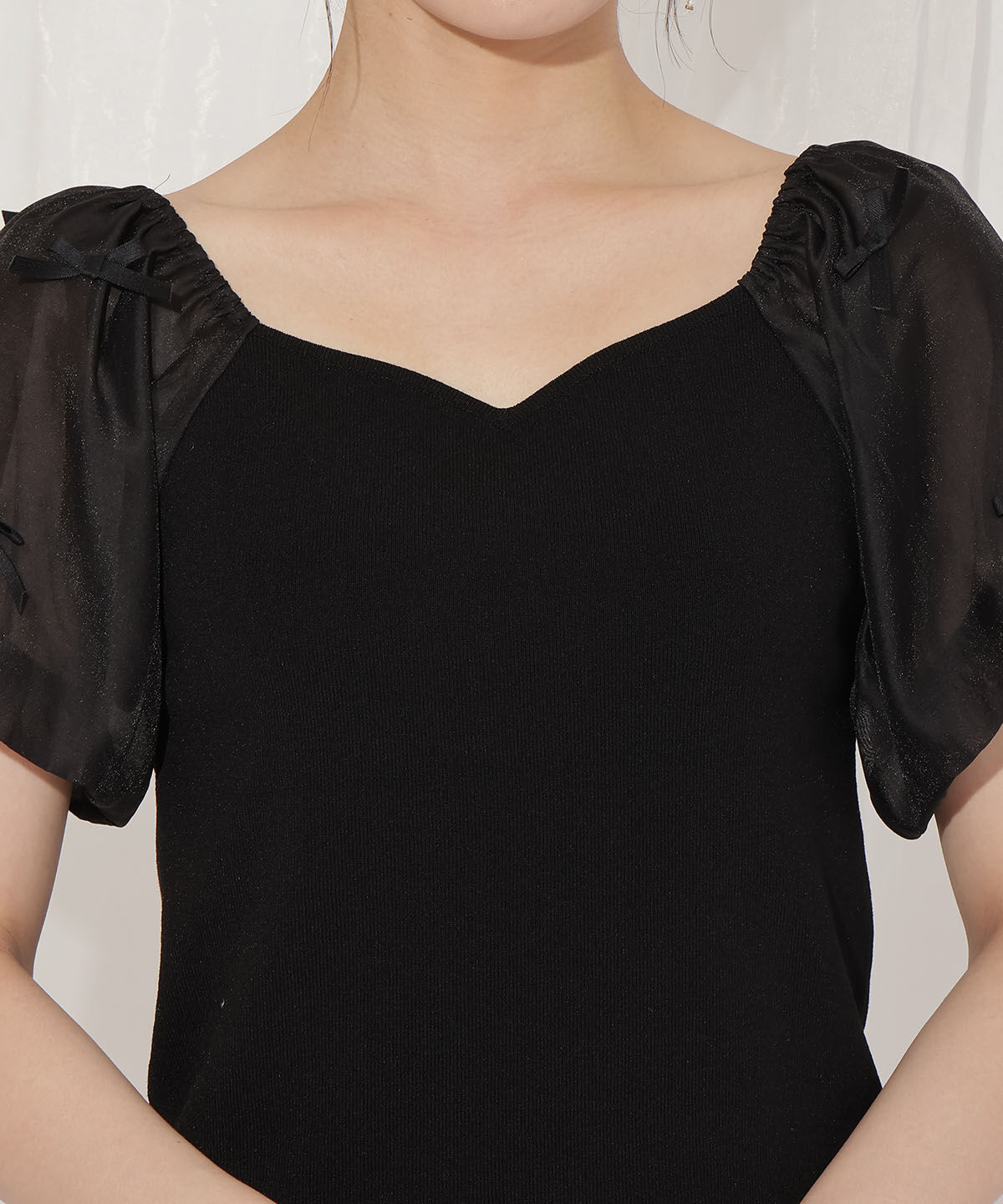 WILLSELECTION「ミニリボンニット」|ニット・セーター|