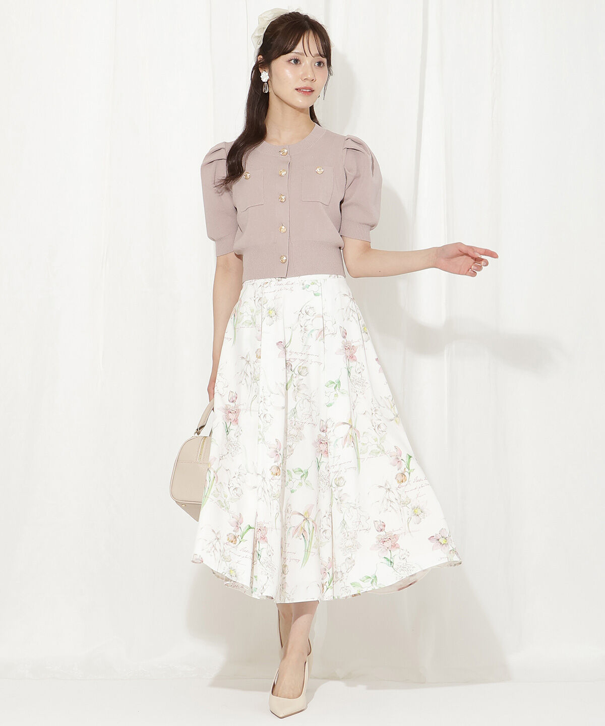 WILLSELECTION「ポケットデザインパフカーディガン」|カーディガン|