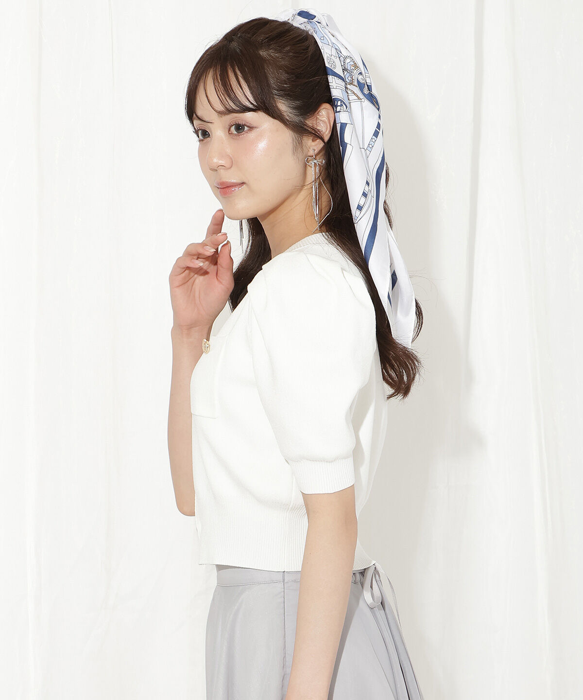 WILLSELECTION「ポケットデザインパフカーディガン」|カーディガン|