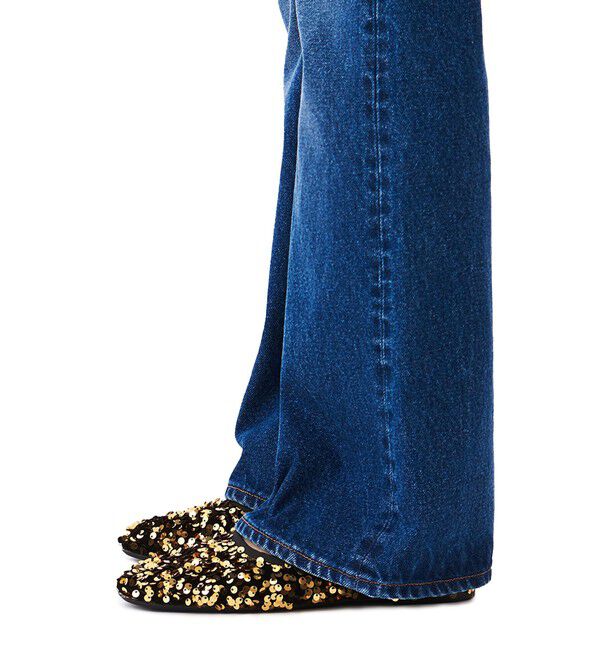 ODETTE E ODILE「＜SY＞スパンコールバレエ フラット10●&uarr;」|バレエシューズ|