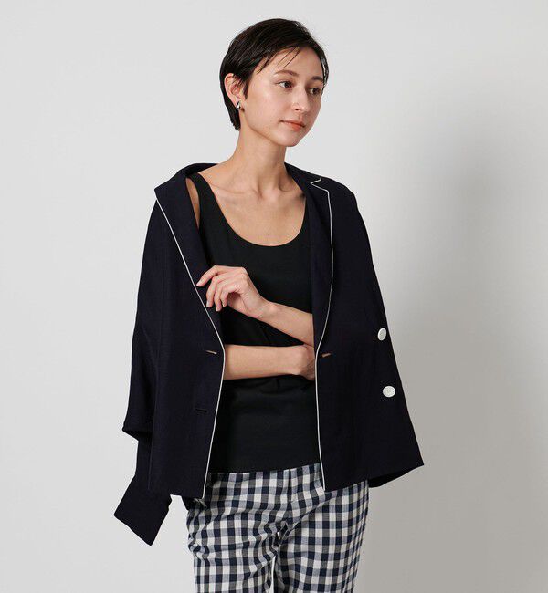 UNITED ARROWS「C DOUBLE タンクトップ」|タンクトップ|BLACK