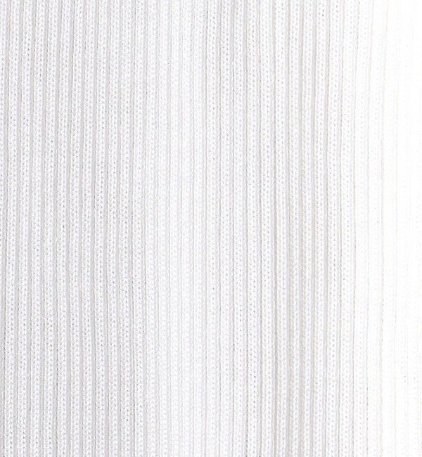 UNITED ARROWS「シルクリブ Uネック ニット」|ニット・セーター|