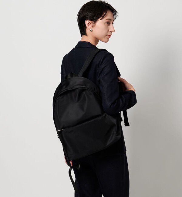 UNITED ARROWS「フロントジップ リュックサック」|リュック|