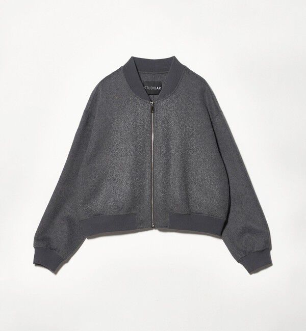 UNITED ARROWS「＜STUDIO AR＞NINA ジップ ブルゾン」|ブルゾン・スタジャン|