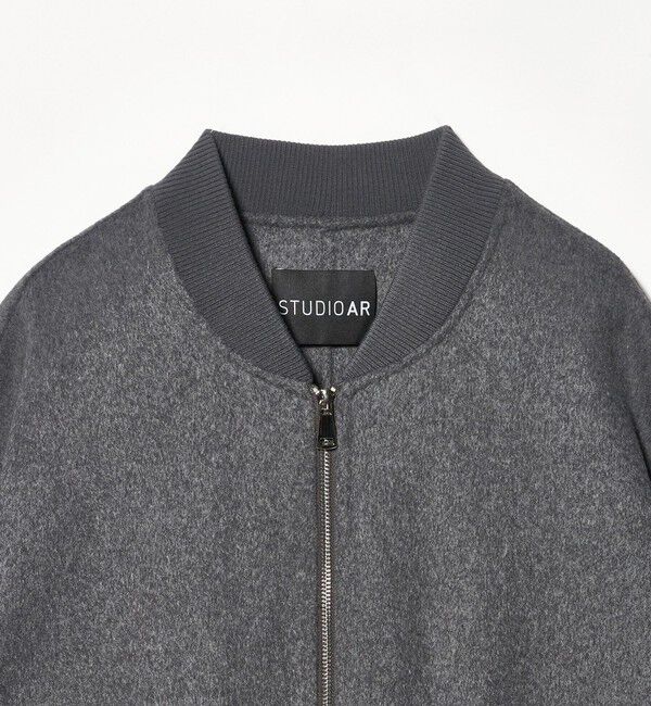 UNITED ARROWS「＜STUDIO AR＞NINA ジップ ブルゾン」|ブルゾン・スタジャン|