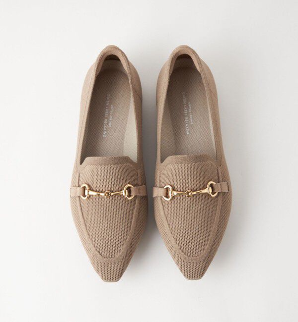 UNITED ARROWS green label relaxing「ウェルネス ニット ローファー -撥水・ウォッシャブル-」|デッキシューズ|