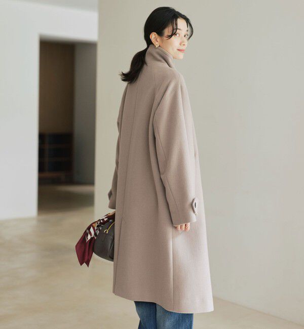 size SHORT/TALLあり］SENTDALE WOOL スタンドカラー ロング コート