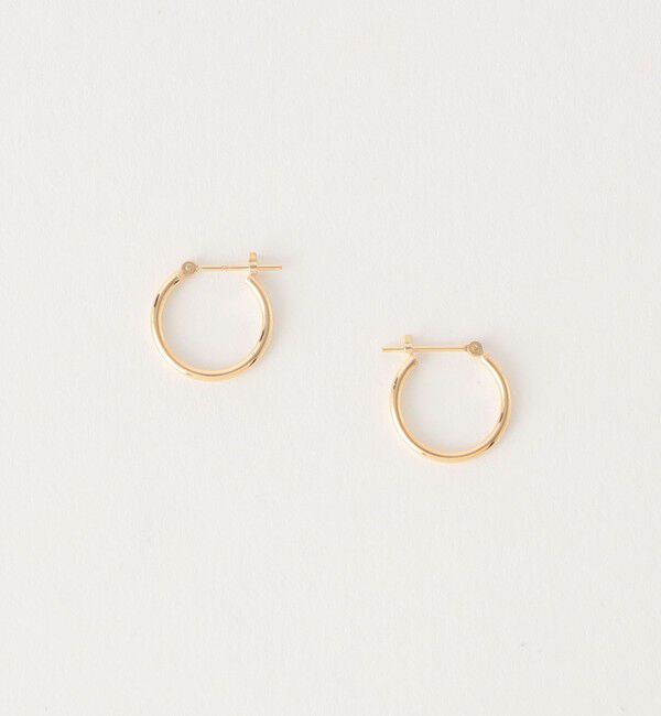 BEAUTY&YOUTH UNITED ARROWS「K10 パイプ ピアス」|ピアス|GOLD