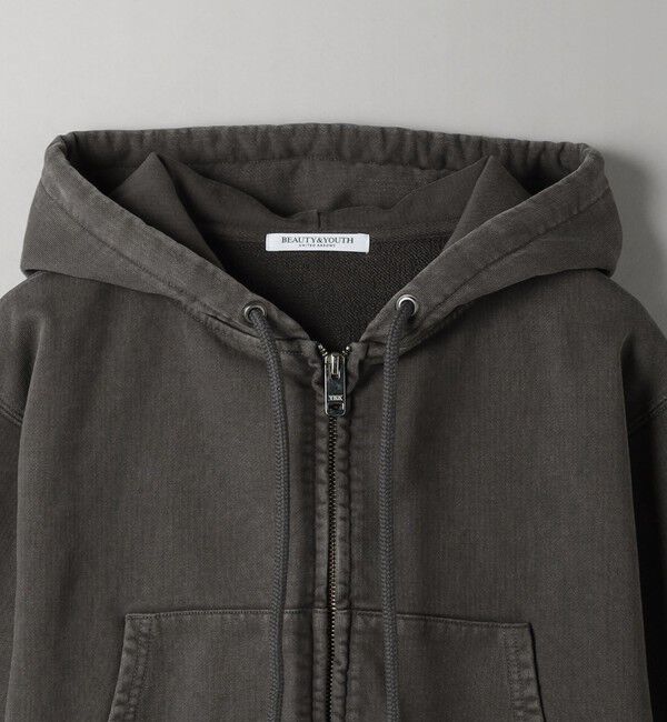 BEAUTY&YOUTH UNITED ARROWS「コットン ショートフロントジップパーカ」|カーディガン|
