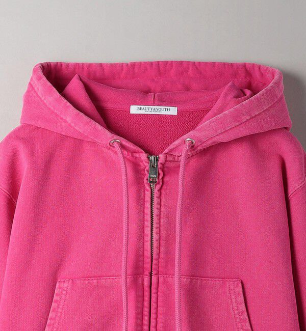 BEAUTY&YOUTH UNITED ARROWS「コットン ショートフロントジップパーカ」|カーディガン|