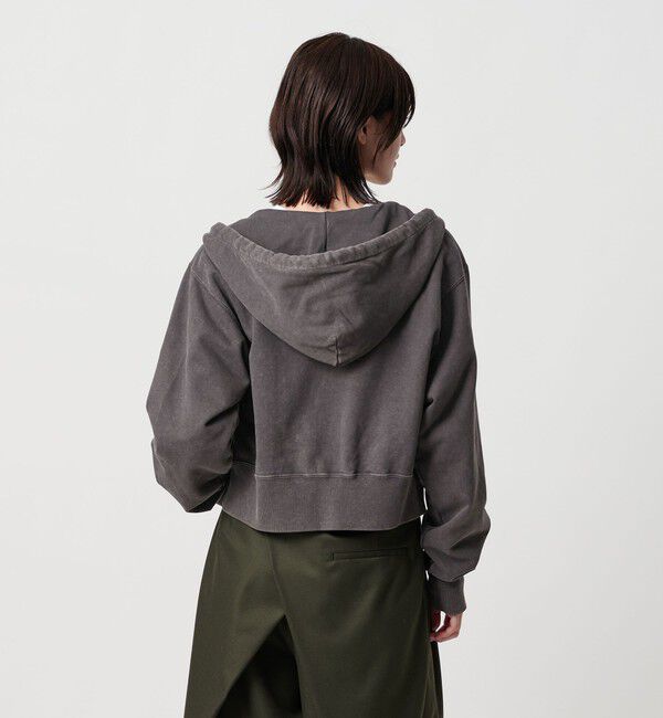 BEAUTY&YOUTH UNITED ARROWS「コットン ショートフロントジップパーカ」|カーディガン|