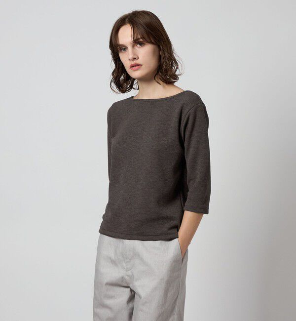 STEVEN ALAN「＜Steven Alan＞ポリエステル プルオーバー」|Tシャツ・カットソー|DK.BROWN