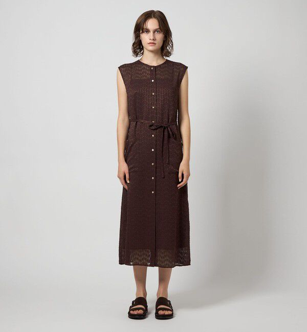 STEVEN ALAN「＜Steven Alan＞シフォン ジャガード ワンピース」|ワンピース|