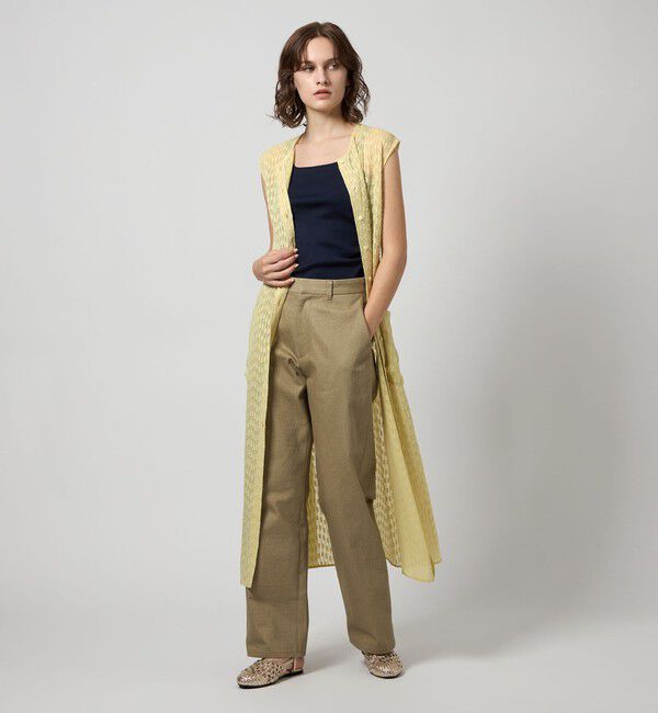 STEVEN ALAN「＜Steven Alan＞シフォン ジャガード ワンピース」|ワンピース|YELLOW